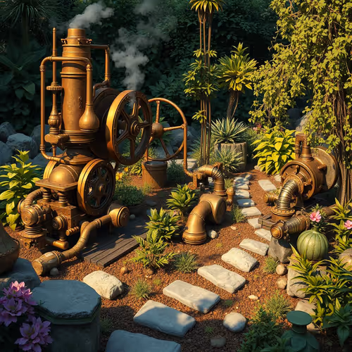 Steampunk Gardens Base