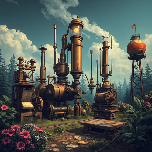 Steampunk Gardens Base