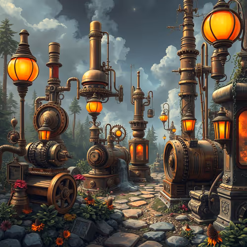 Steampunk Gardens Base