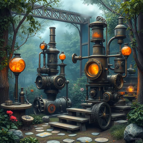 Steampunk Gardens Base