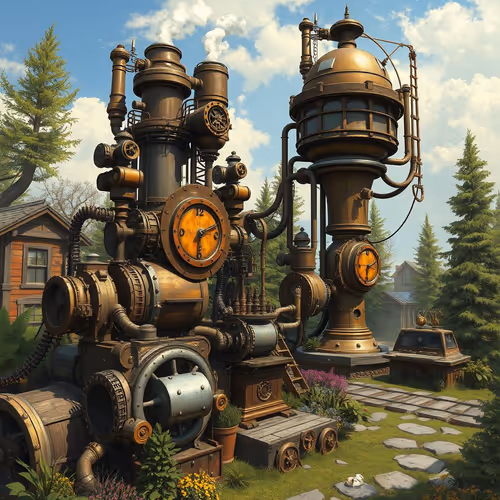 Steampunk Gardens Base