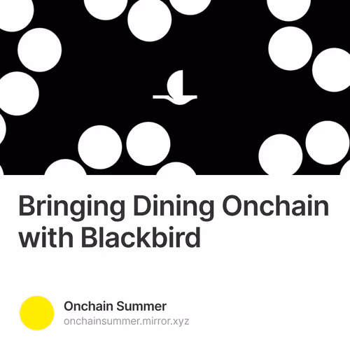 Логотип Bringing Dining Onchain With Blackbird