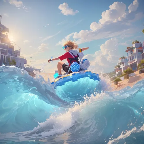 Pixel Surfer: The Digital Odyssey #1316