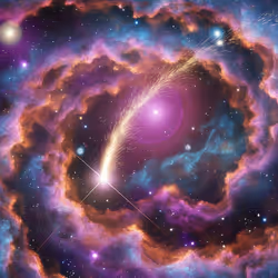 Colorful Galaxy Clouds