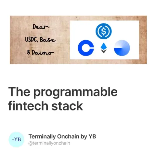 The Programmable Fintech Stack