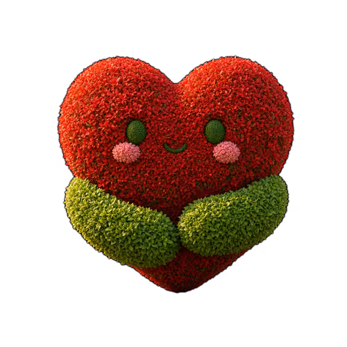 Blushing Hedge Hug