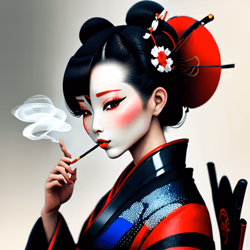 Geisha And Cigarette のロゴ