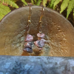 Happylachian Rhodonite stone earrings #7