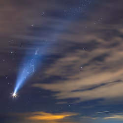 Galaxy Falling Stars