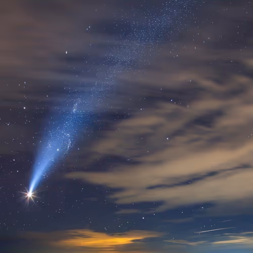 Galaxy Falling Stars