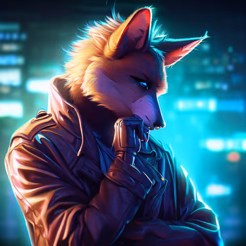 Cyberpunk Coyote AI