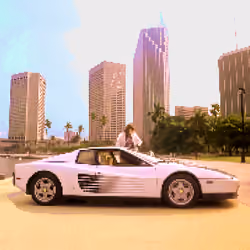 The last ride in white