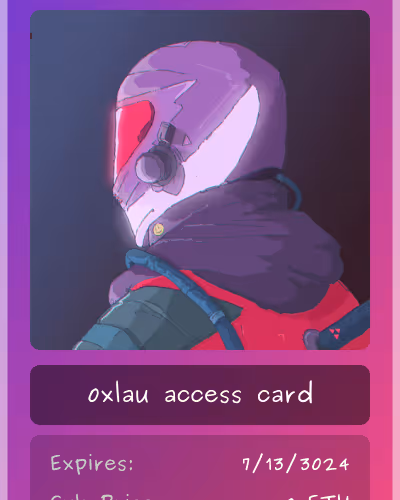 0xlau Club Card