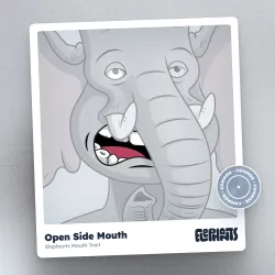 Elephants Mouth: Open Side Mouth