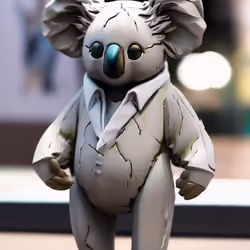 Stehender koala