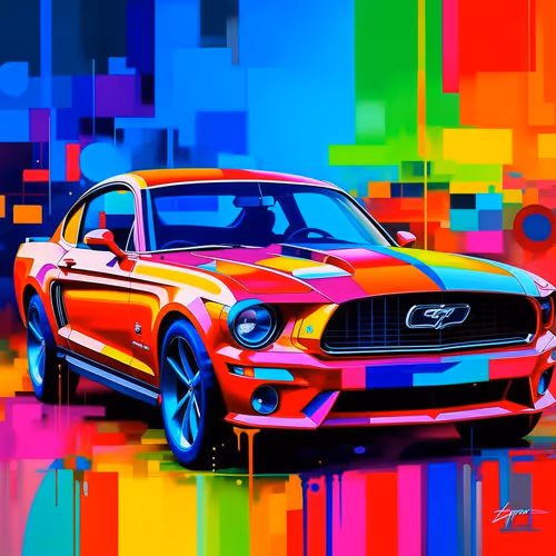 Harlequin Muscle Car