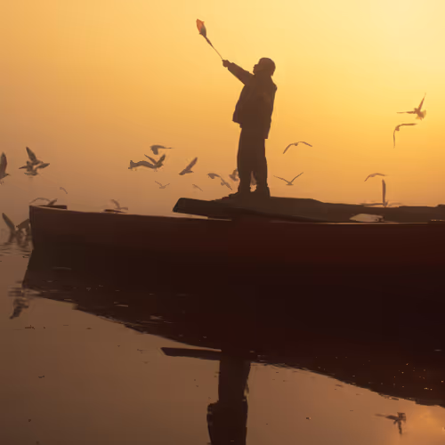 Morning At Yamuna Ghat