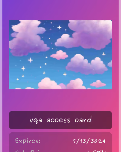 vqa club card