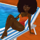 sun kissed