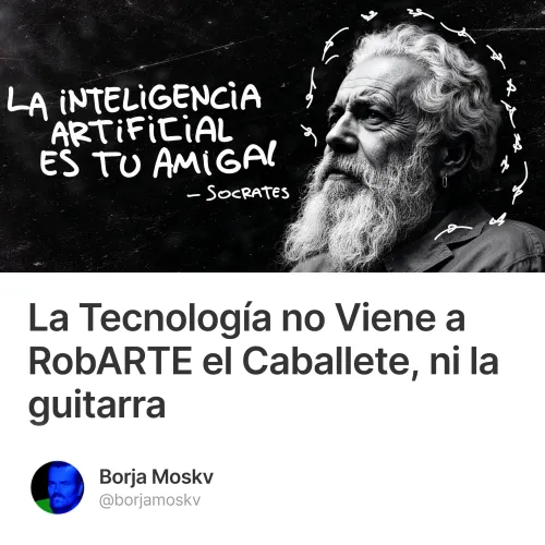 La Tecnologia No Viene A Robarte El Caballete Ni L
