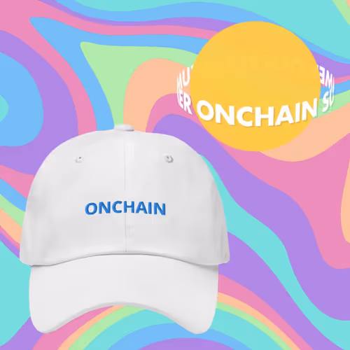 Onchain Hat Summertime Blue