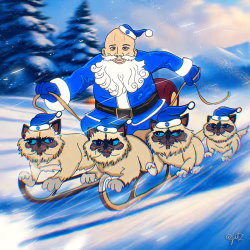 Blue Blue Christmas w Brian & Miggles #10