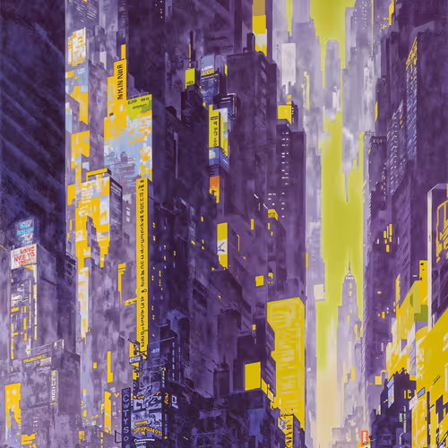 Purple Haze over Broadway