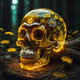 Abstract Artificial Intelligence Skull Collection