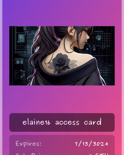 elaine16 club card