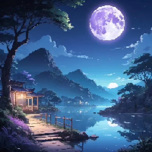 Moonlit Village