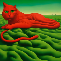 Fine Red Cat