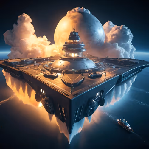 Orbiting Titans