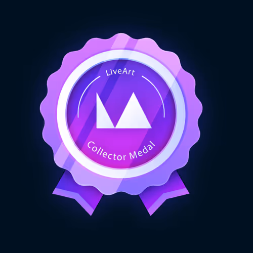 LiveArt NFT Collector Medal 1