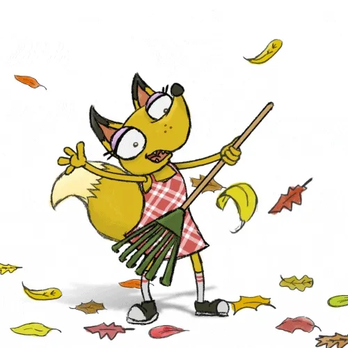 Autumn Dancing Fox