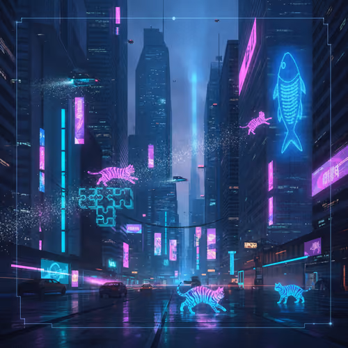Neon Cat Adventures