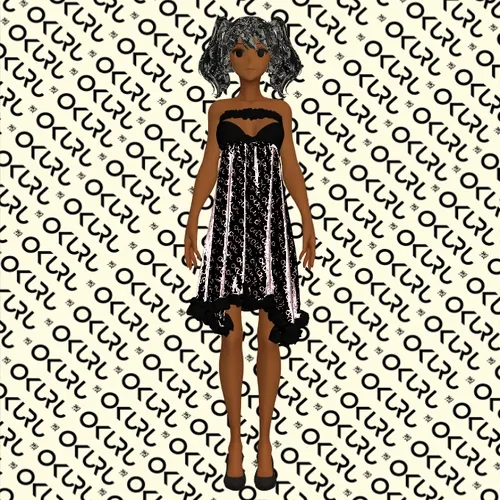OKURU (DARK CHROME VAIL DRESS) JP¥5000)