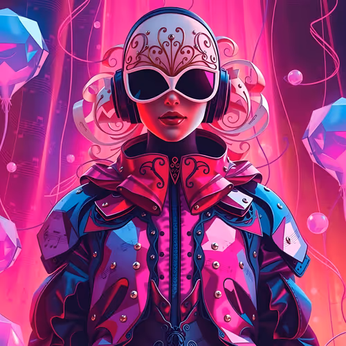 Neon fashion girl #02