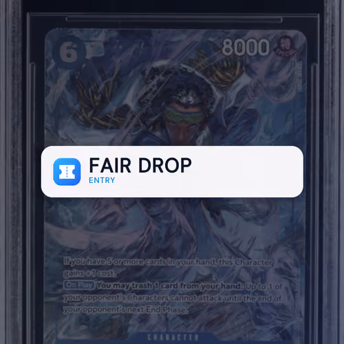 2025 One Piece Legacy Of The Master Alt Art R #op12043 Kuzan Bgs 9.5 Fair Drop Entry