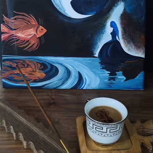 Acrylic Painting Moment 13