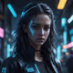 A cyberpunk hacker,