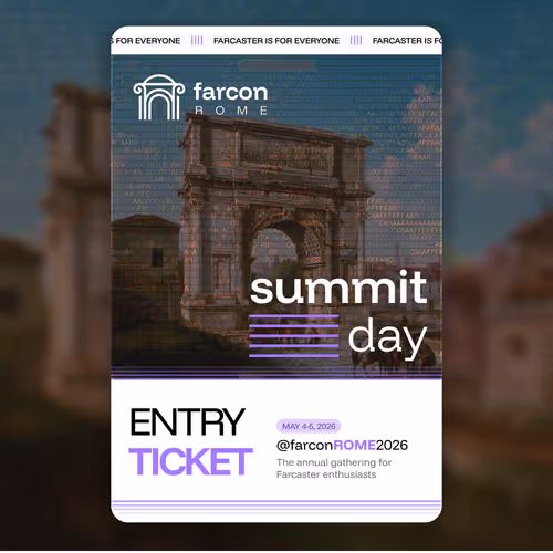 Ticket For Summit Farcon Rome 2026