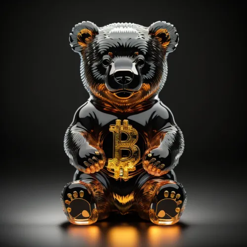 Crystal Bears Figurine