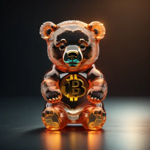 Crystal Bears Figurine #155
