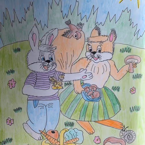 In the forest