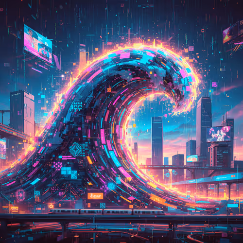Glitchwave Chronicles logo