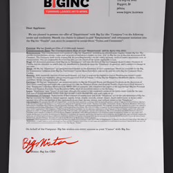 General Acceptance Letter