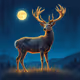 Mythic stag made