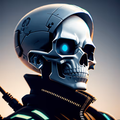 AI Skull GEN2 on Base #9