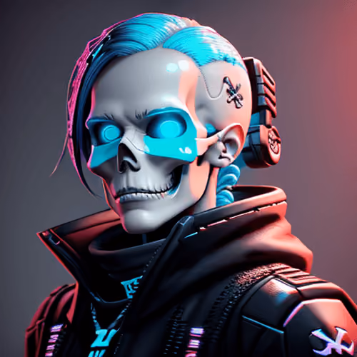 AI Skull GEN2 on Base #12