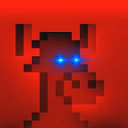 BlockyBulls With Laser Eyes